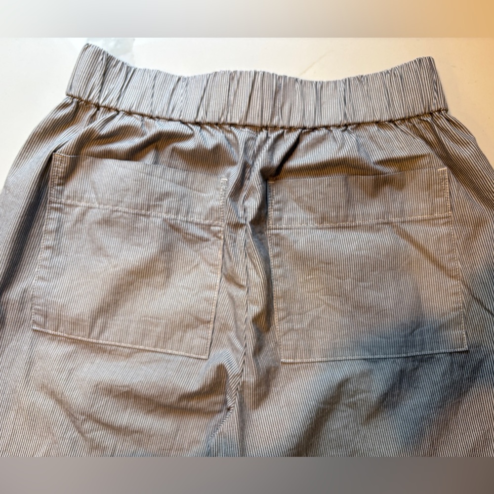 Everlane The Easy Pant Dark Denim Pinstripe Trousers